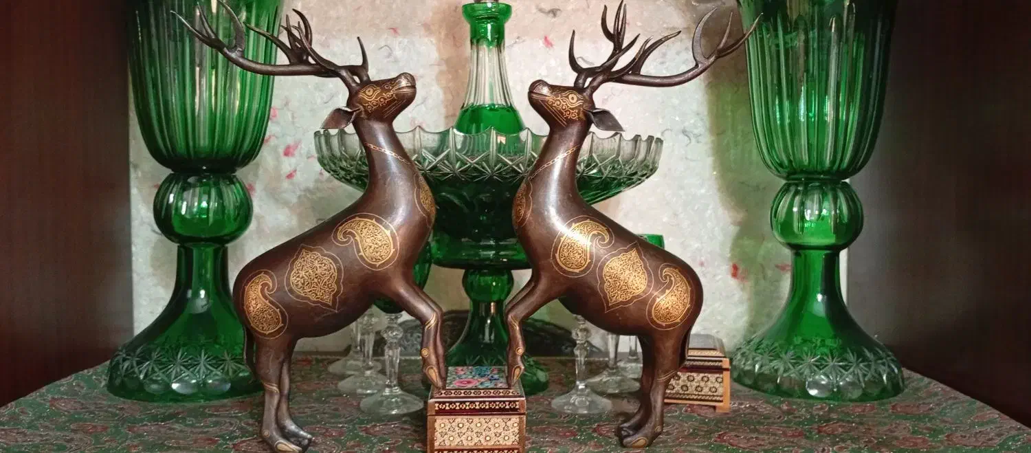 گوزن طلاکوب علامت، ساخت کامران|کلکسیون اشیاء عتیقه|تهران, اکباتان|دیوار