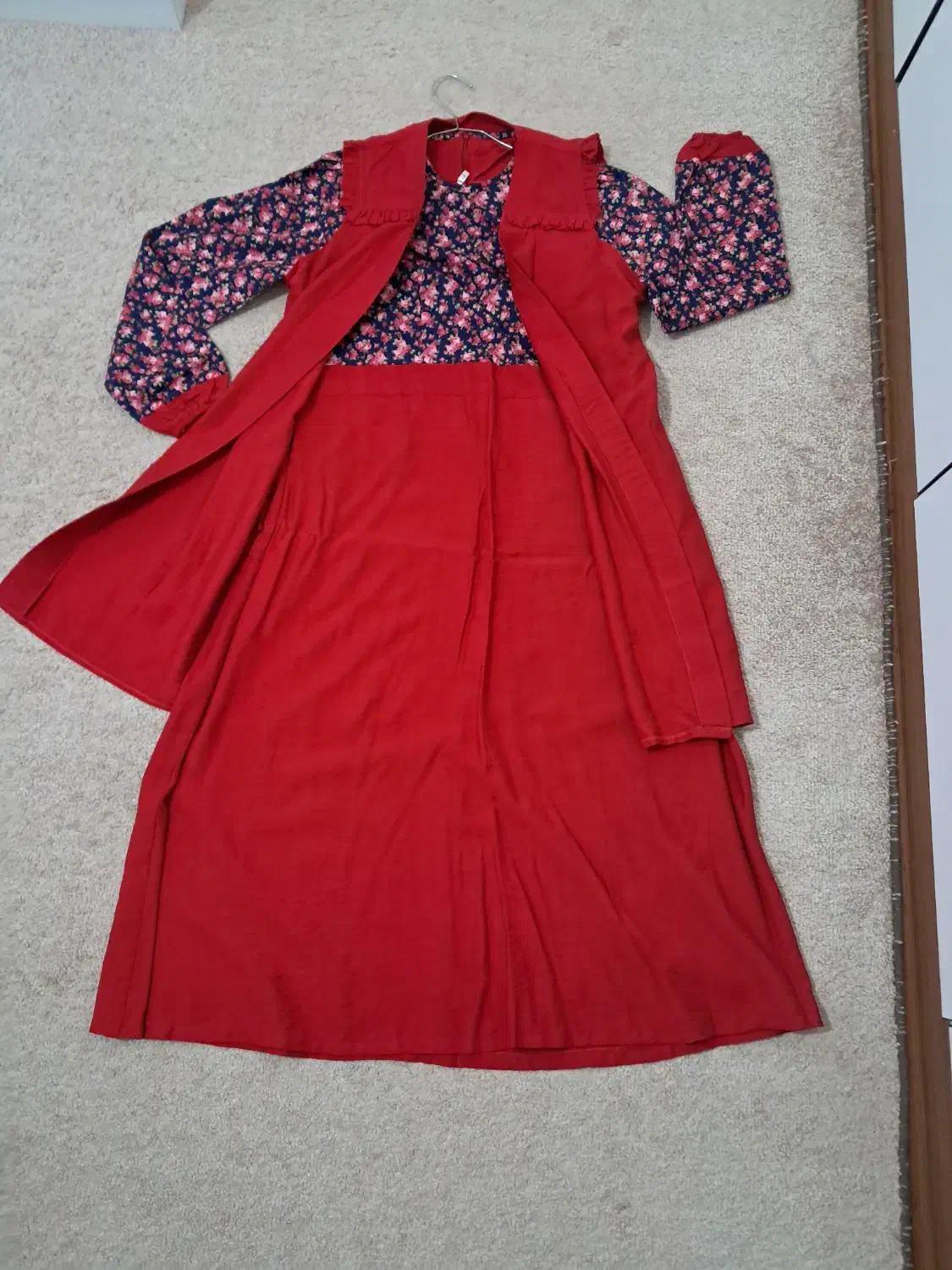 کت و سارافون سنتی دوتیکه یلدایی|لباس|قم, پردیسان|دیوار