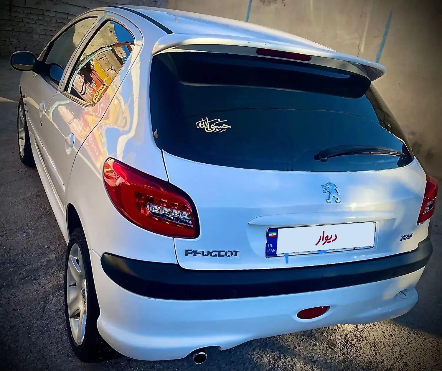 پژو ۲۰۶ تیپ ۵ تیوفایو|خودرو سواری و وانت|خرم‌آباد, |دیوار