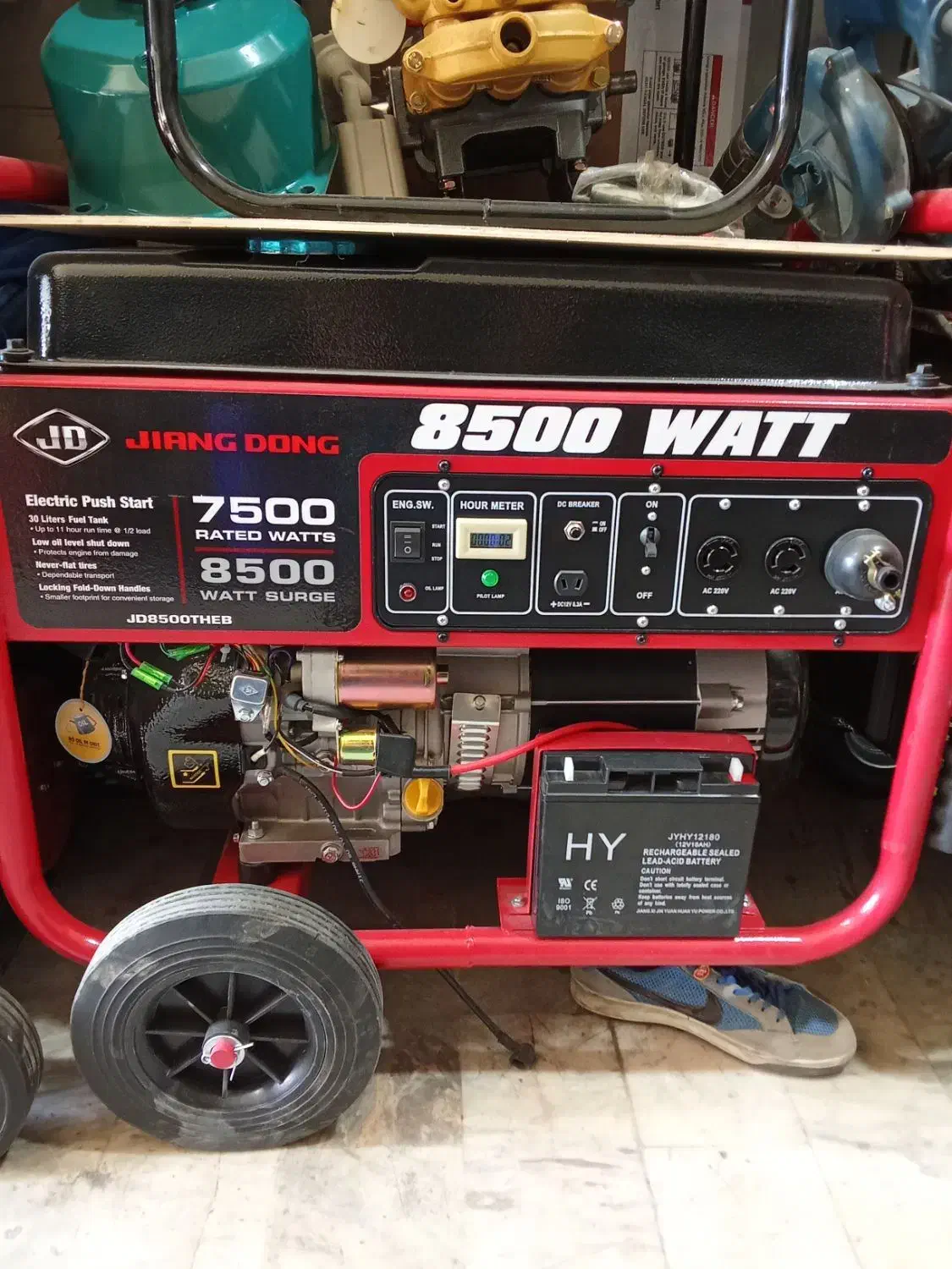 موتوربرق جیانگ دانگ موتوربرق 8500وات|ابزارآلات|وحیدیه, |دیوار