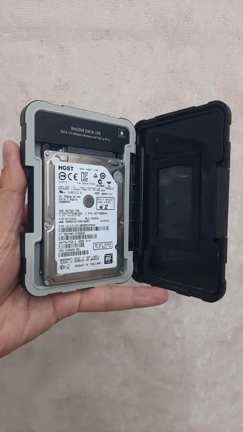 هارد ۷۵۰ گیگ لپ‌تاپی|قطعات و لوازم جانبی رایانه|سقز, |دیوار