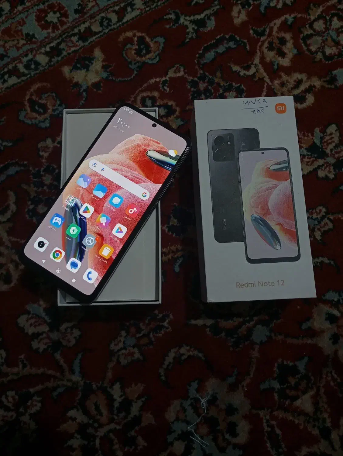 گوشی نوت ۱۲ با کارتون و انتقال مالکیت|موبایل|مهرستان, |دیوار