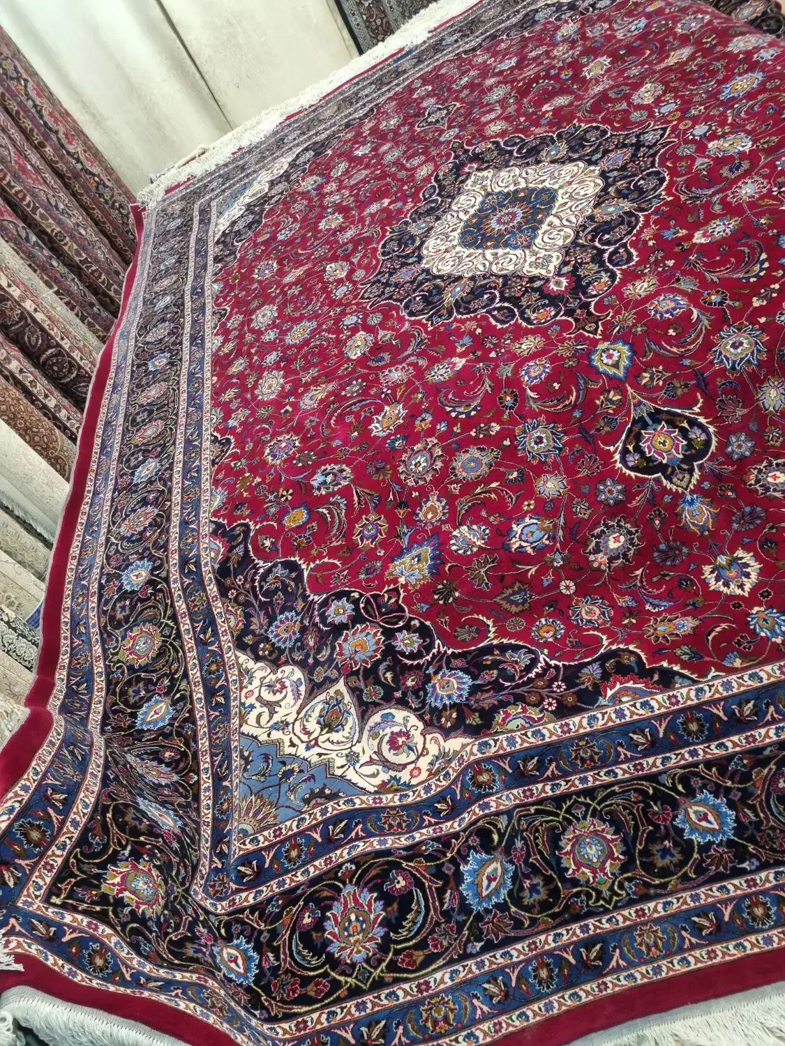 فرش دستبافت کرک ۲۰متری اعلا|فرش|مشهد, حجت|دیوار