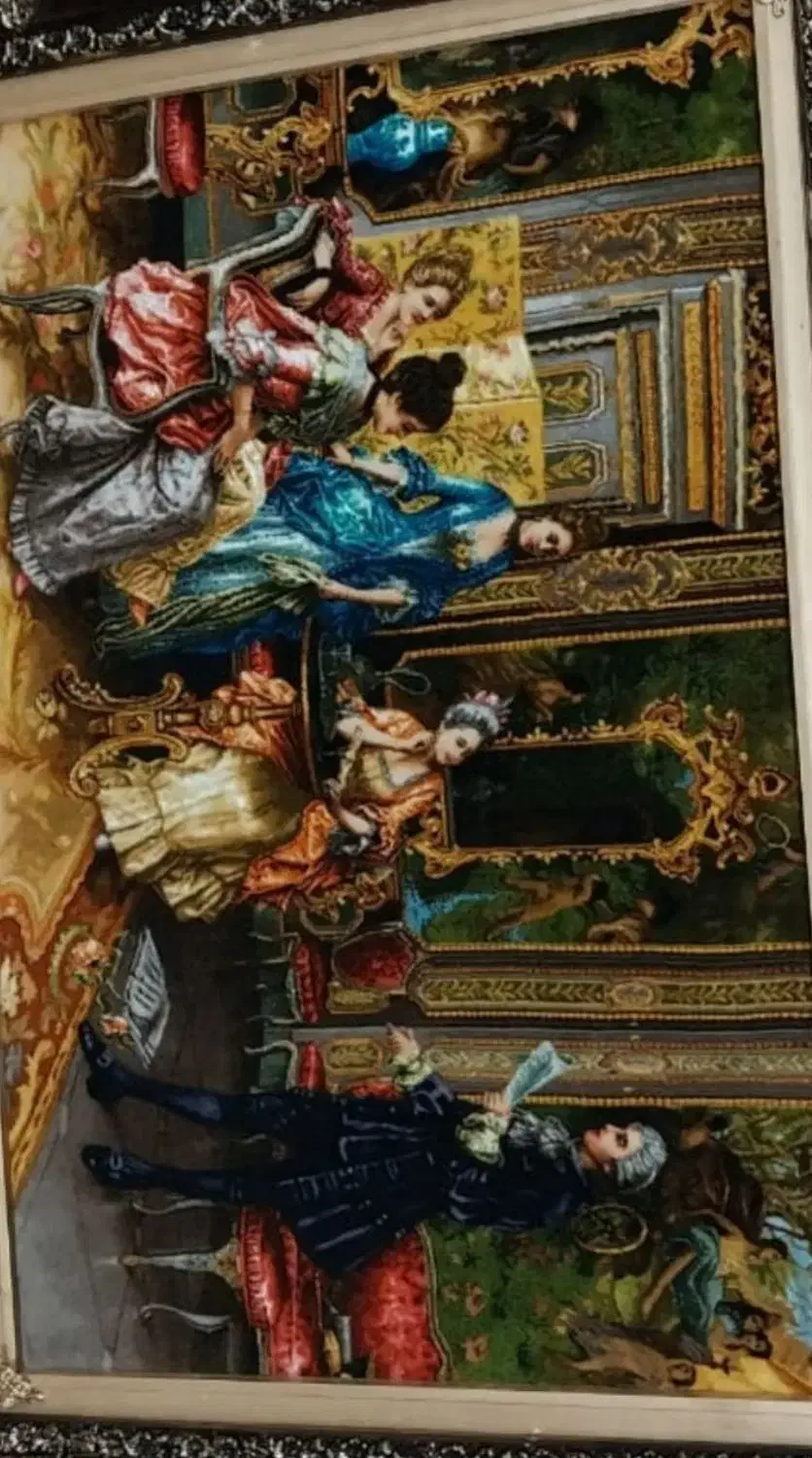 تابلوفرش دستباف شاعر جوان|تابلو فرش|اردبیل, |دیوار