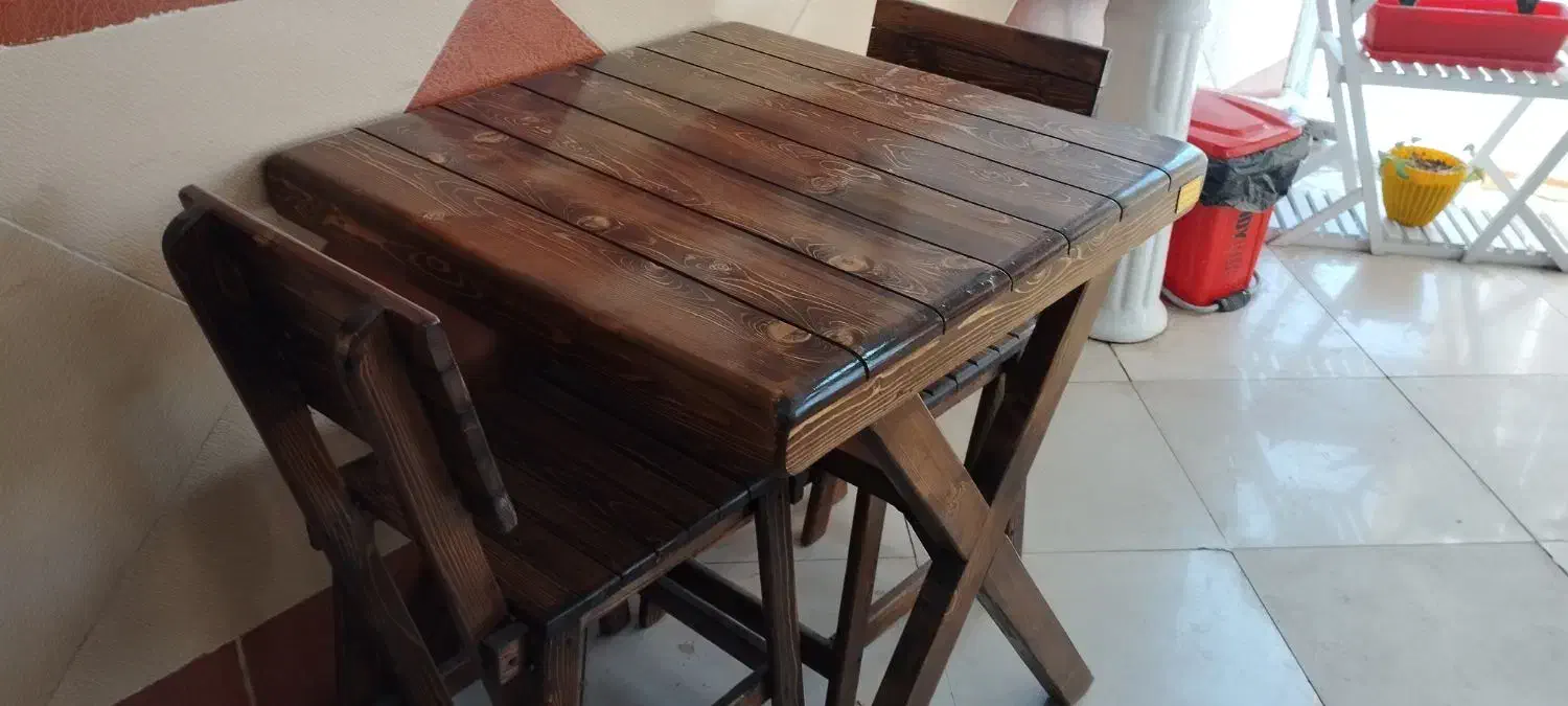 میز و صندلی دو و چهار نفره غذا خوری|میز و صندلی غذاخوری|قائن, |دیوار