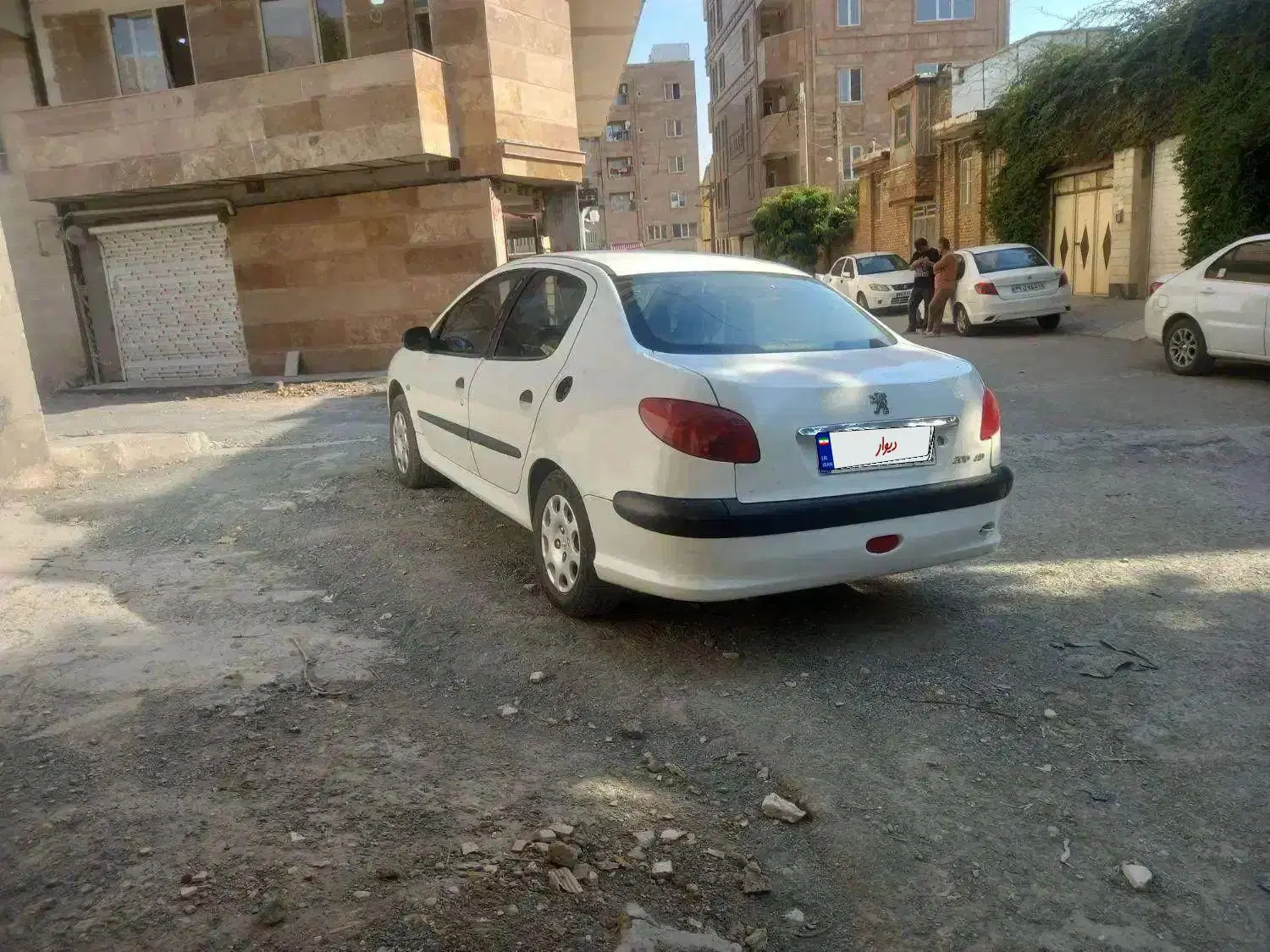 ۲۰۶دوگانهکارخانه مدل۹۰ معاوضه با شاسی|خودرو سواری و وانت|کرمانشاه, |دیوار