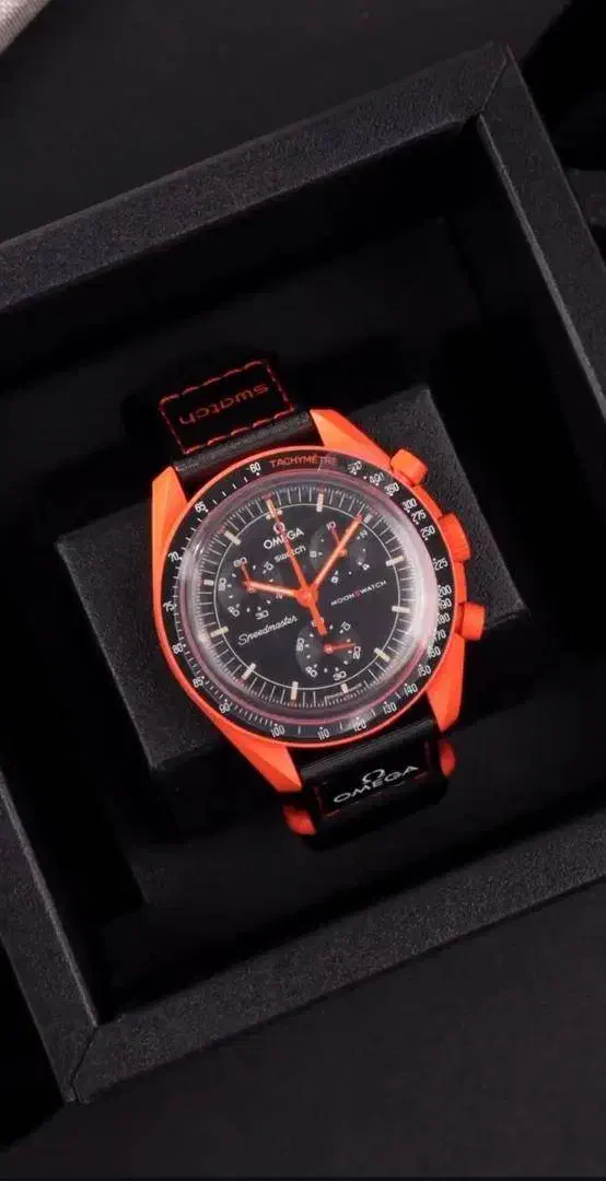 ساعت مچی بند چسبی سه موتوره Omega Moon Swatch|ساعت|تبریز, |دیوار