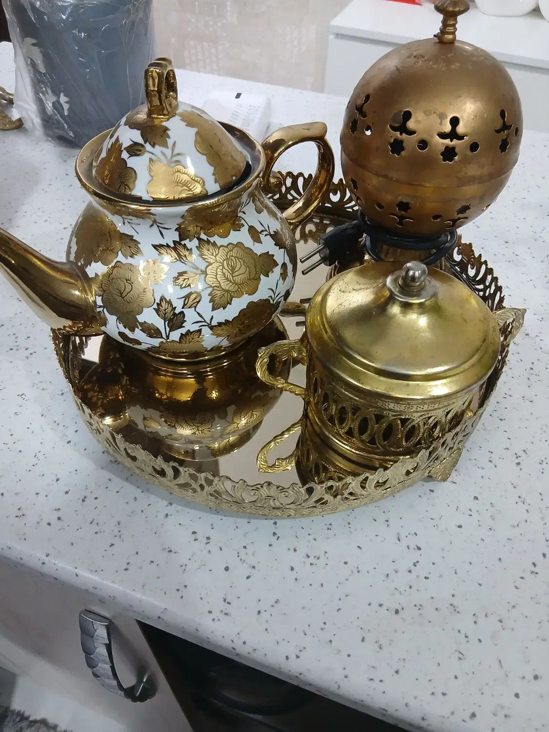 سینی|ظروف سرو و پذیرایی|تهران, خاک سفید|دیوار