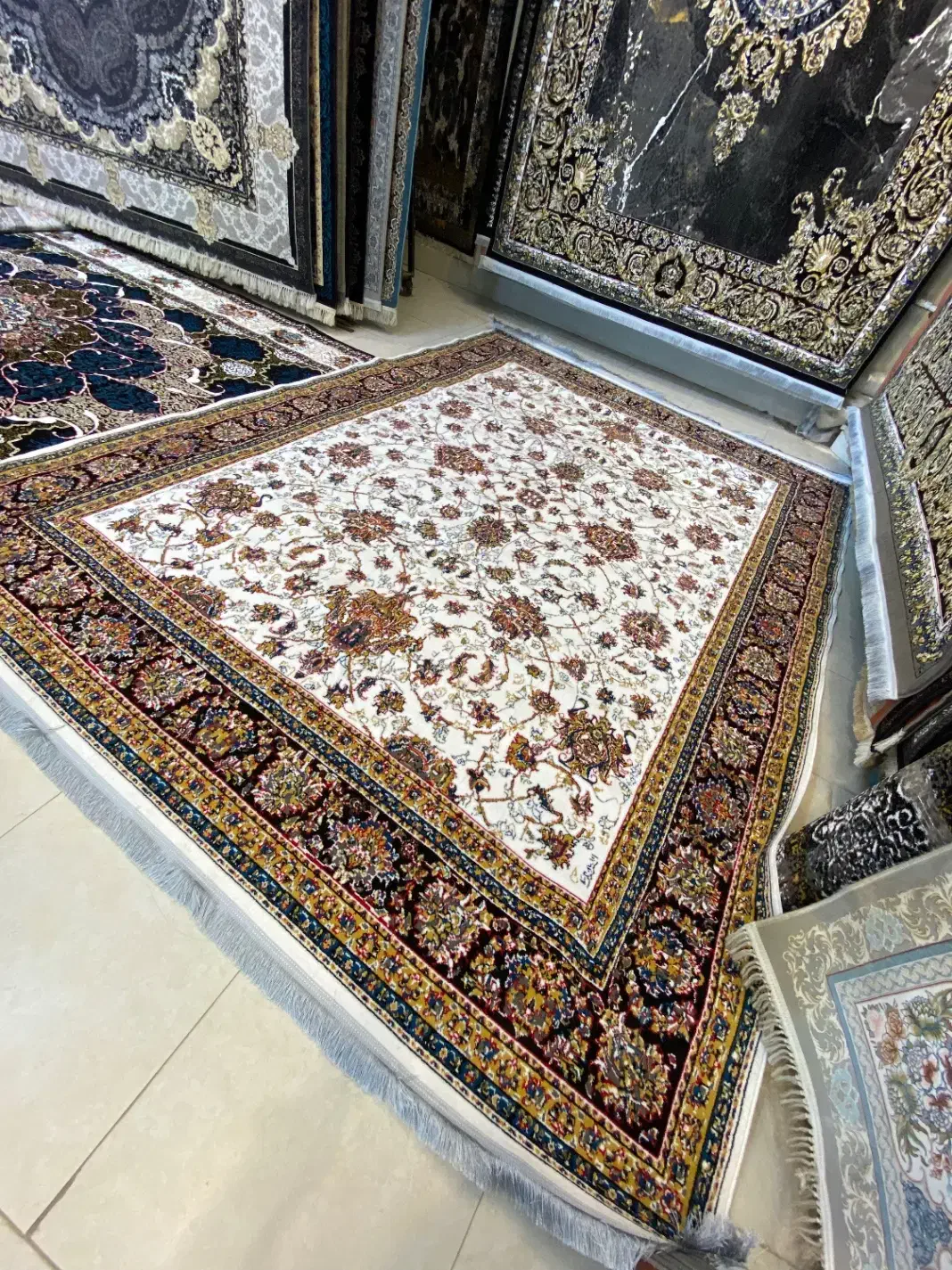 فرش جنگل نگین مشهد|فرش|رشت, پل تالشان|دیوار