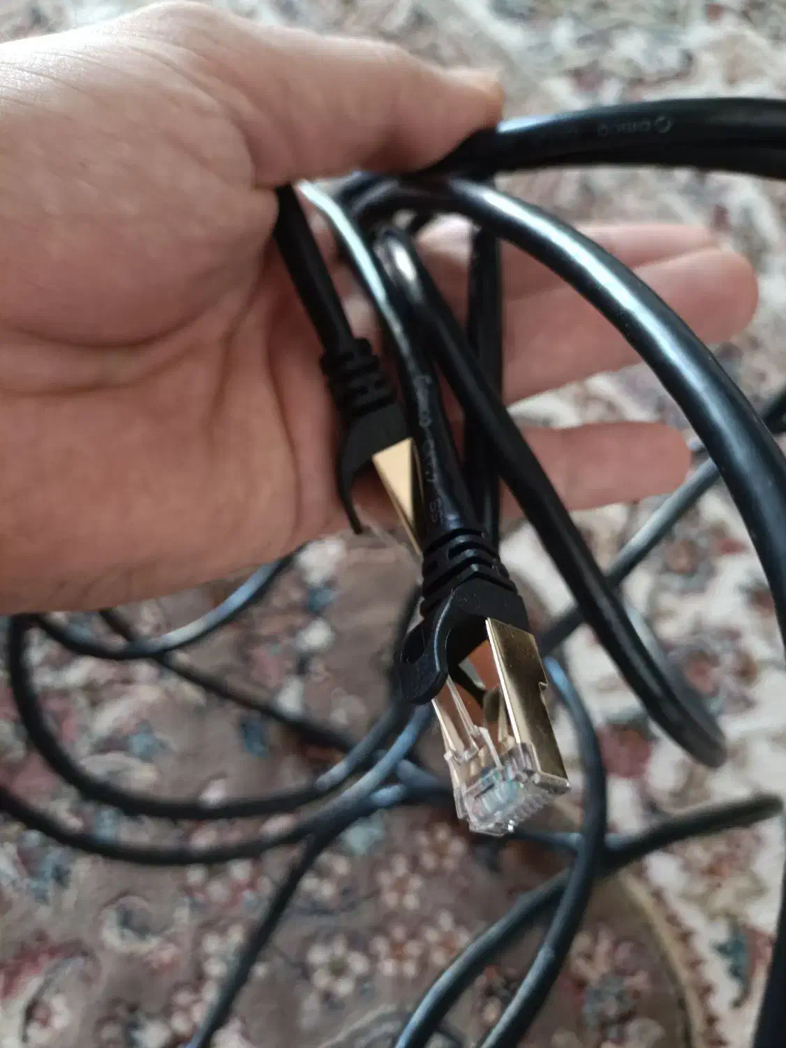 کابل Lan 5 متری با کیفیت CAT6a|مودم و تجهیزات شبکه|دورود, |دیوار