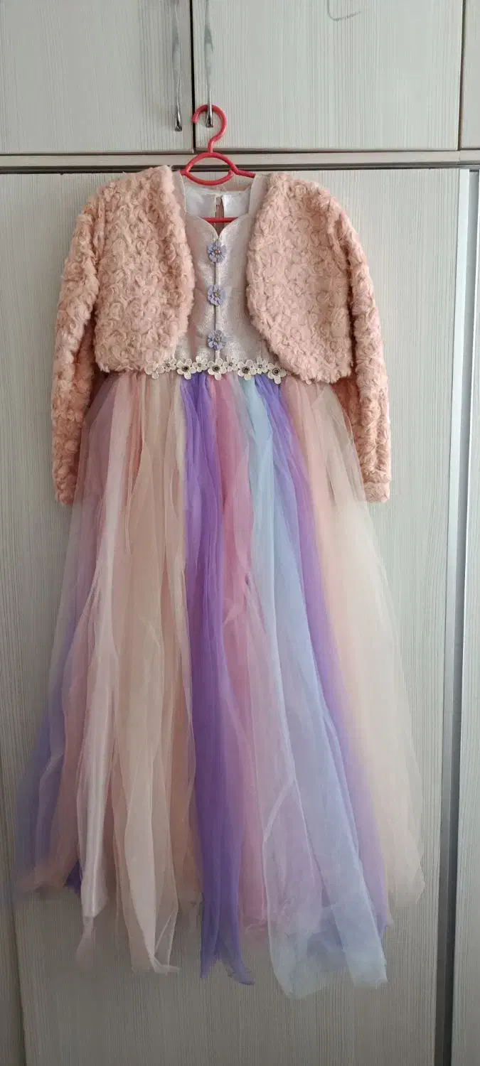 پیراهن مجلسی ۸ تا ۱۰ سال|لباس|الشتر, |دیوار