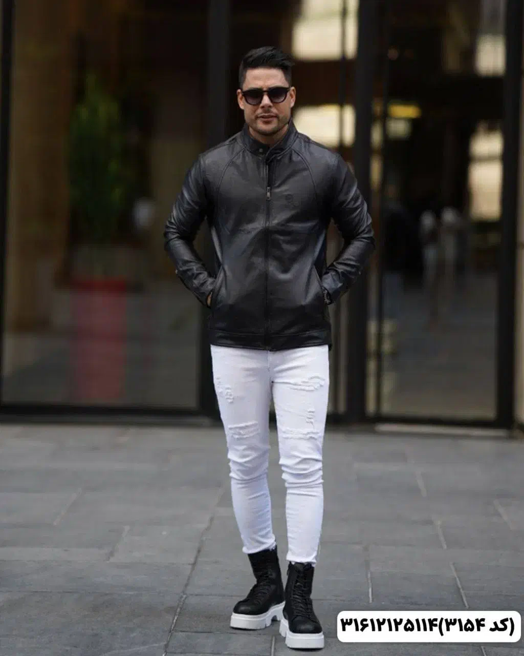 کاپشن چرم خارجی کامل داخل خز NO1 تکی به قیمت عمده|لباس|یاسوج, |دیوار