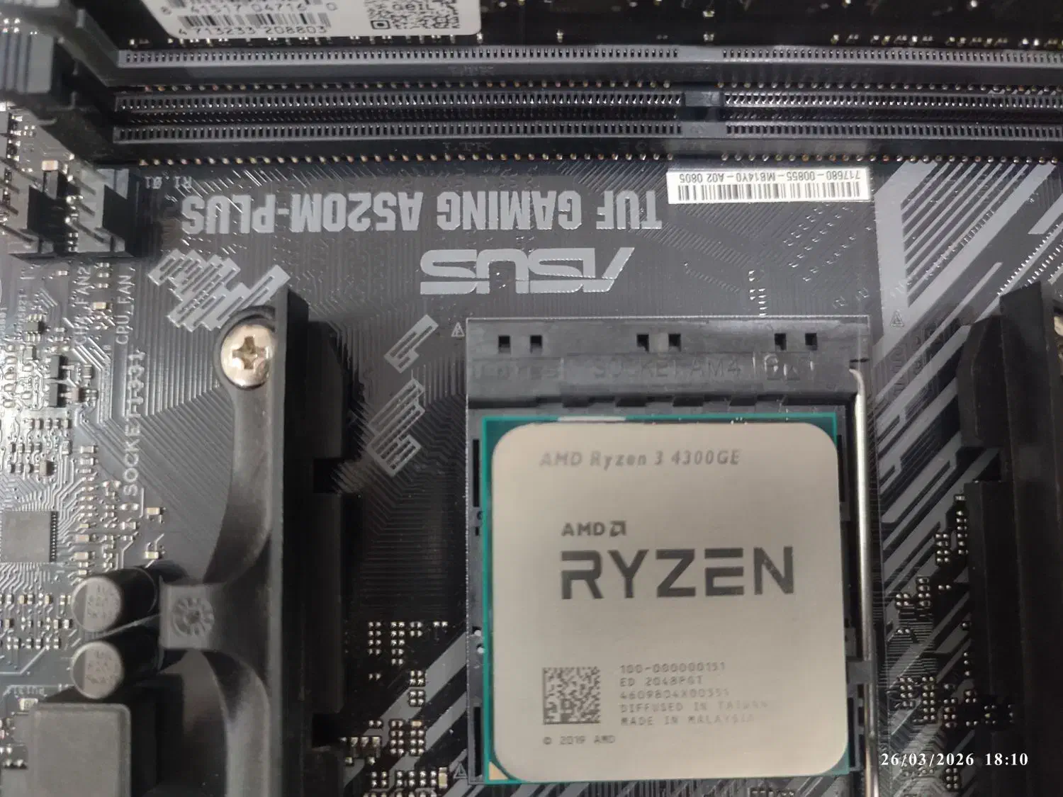 باندل ryzen 3 4300ge|قطعات و لوازم جانبی رایانه|قم, شهرک فاطمیه|دیوار