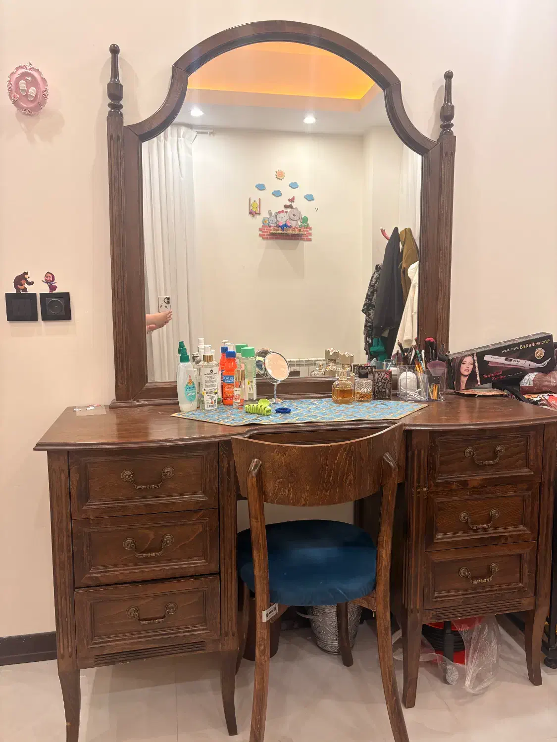 میز ارایش|بوفه، ویترین، کنسول|تنکابن, |دیوار