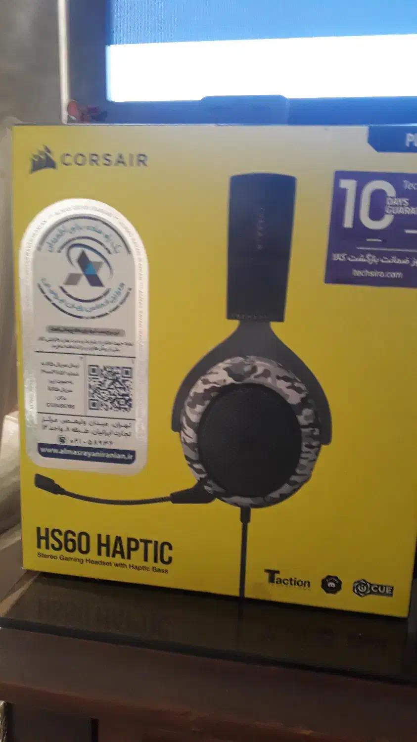 هدست گیمینگ HS60 HAPTIC CORSAIR|قطعات و لوازم جانبی رایانه|هشتگرد, هشتگرد قدیم|دیوار
