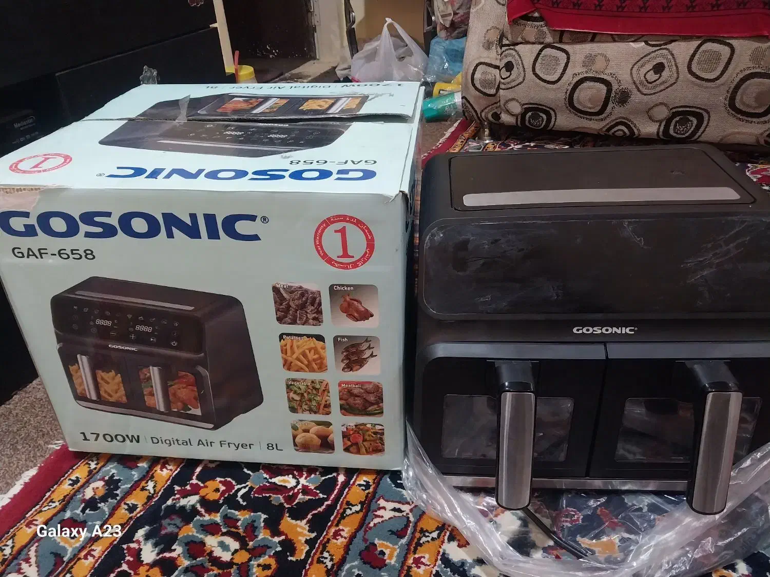 سرخ کن گوسونیک درحد نو|اجاق گاز و لوازم برقی پخت‌وپز|مشهد, کوشش|دیوار