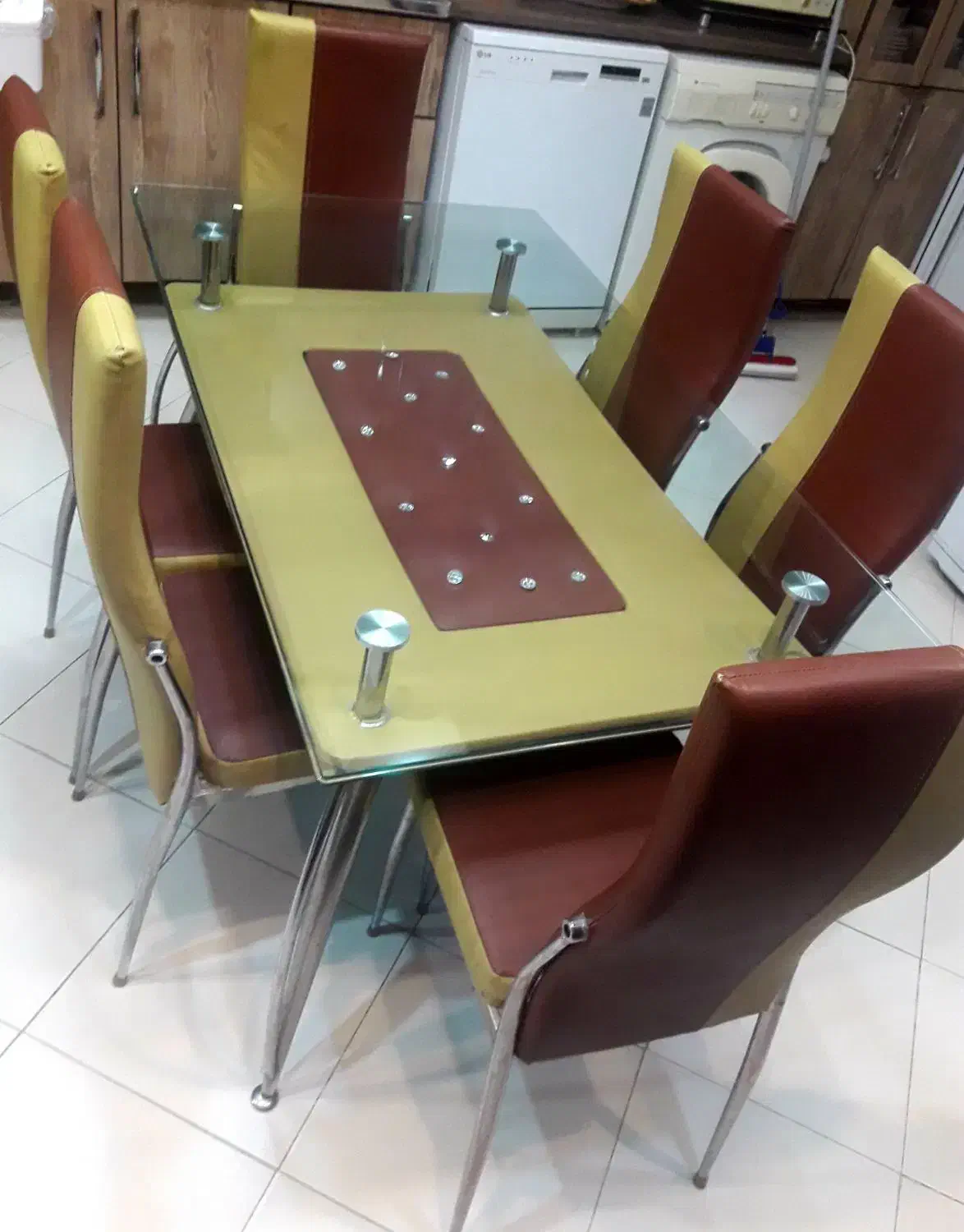 میز ناهار خوری ۶ نفره|میز و صندلی غذاخوری|هشتگرد, شهرک ولیعصر (مصلی)|دیوار