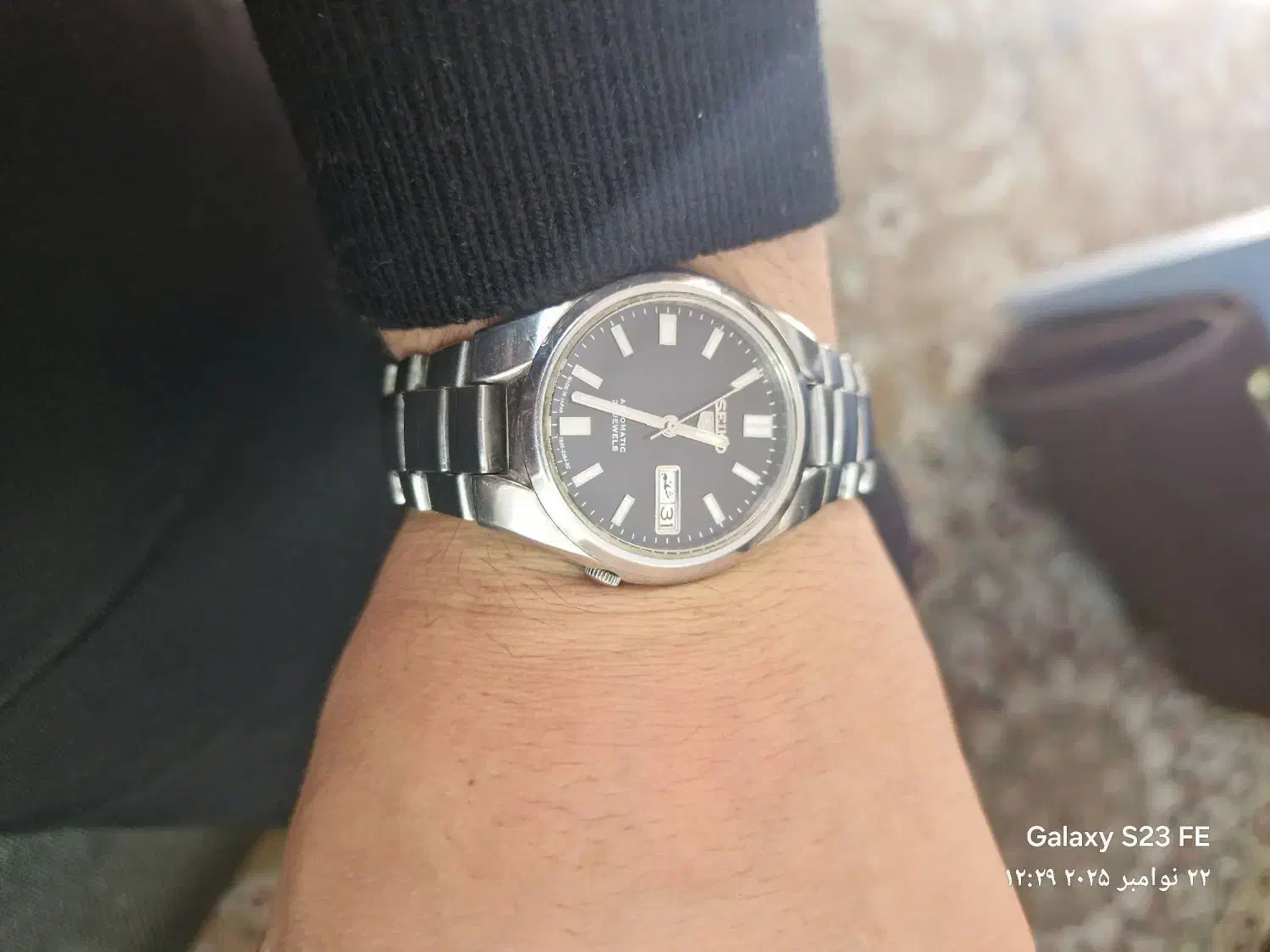 ساعت سیکو ۵ پشت شیشه ایی|ساعت|سنندج, |دیوار