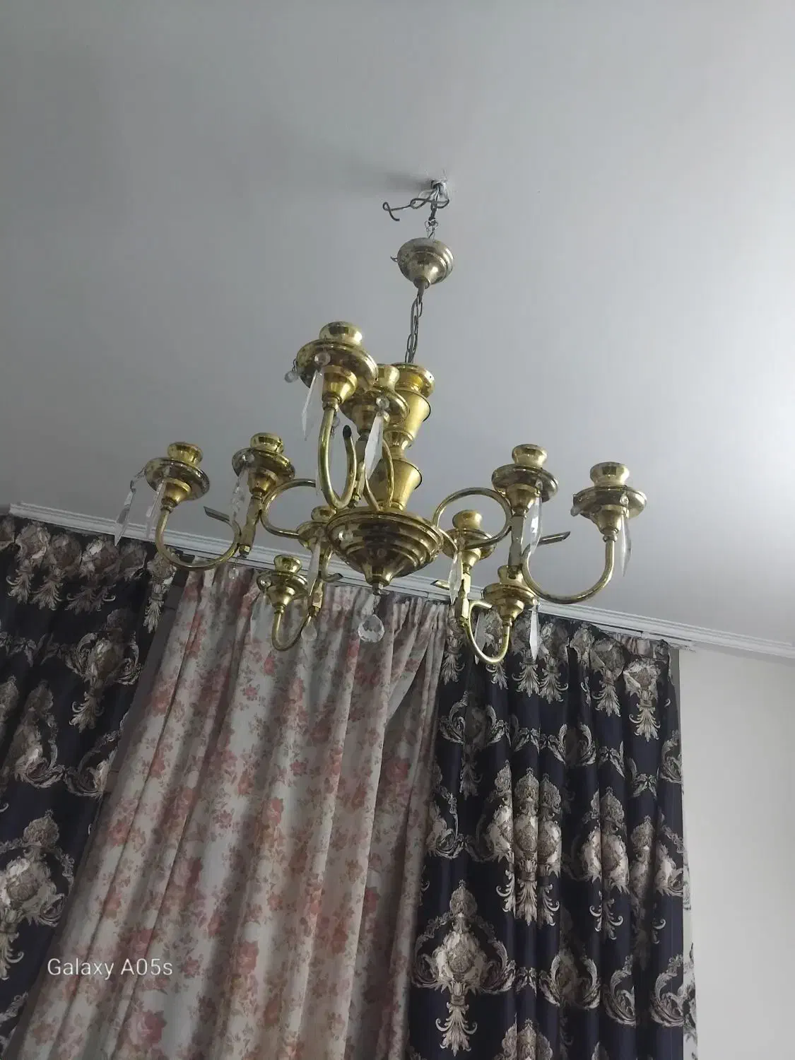 لوستر 10شاخه ابکاری درحدنو 2میلیون|لوستر و چراغ آویز|تهران, دستغیب|دیوار