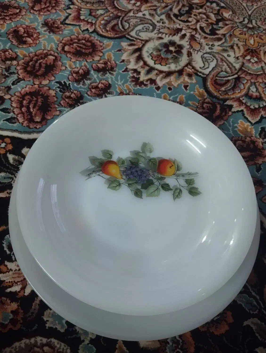 خورشت و پلو خوری گل میوه عتیقه اصل فرانسه|ظروف سرو و پذیرایی|تهران, مشیریه|دیوار