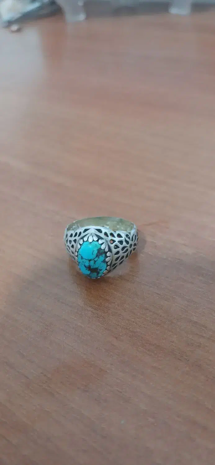 انگشتر فیروزه و حلقه نقره|جواهرات|ورامین, ورامین|دیوار