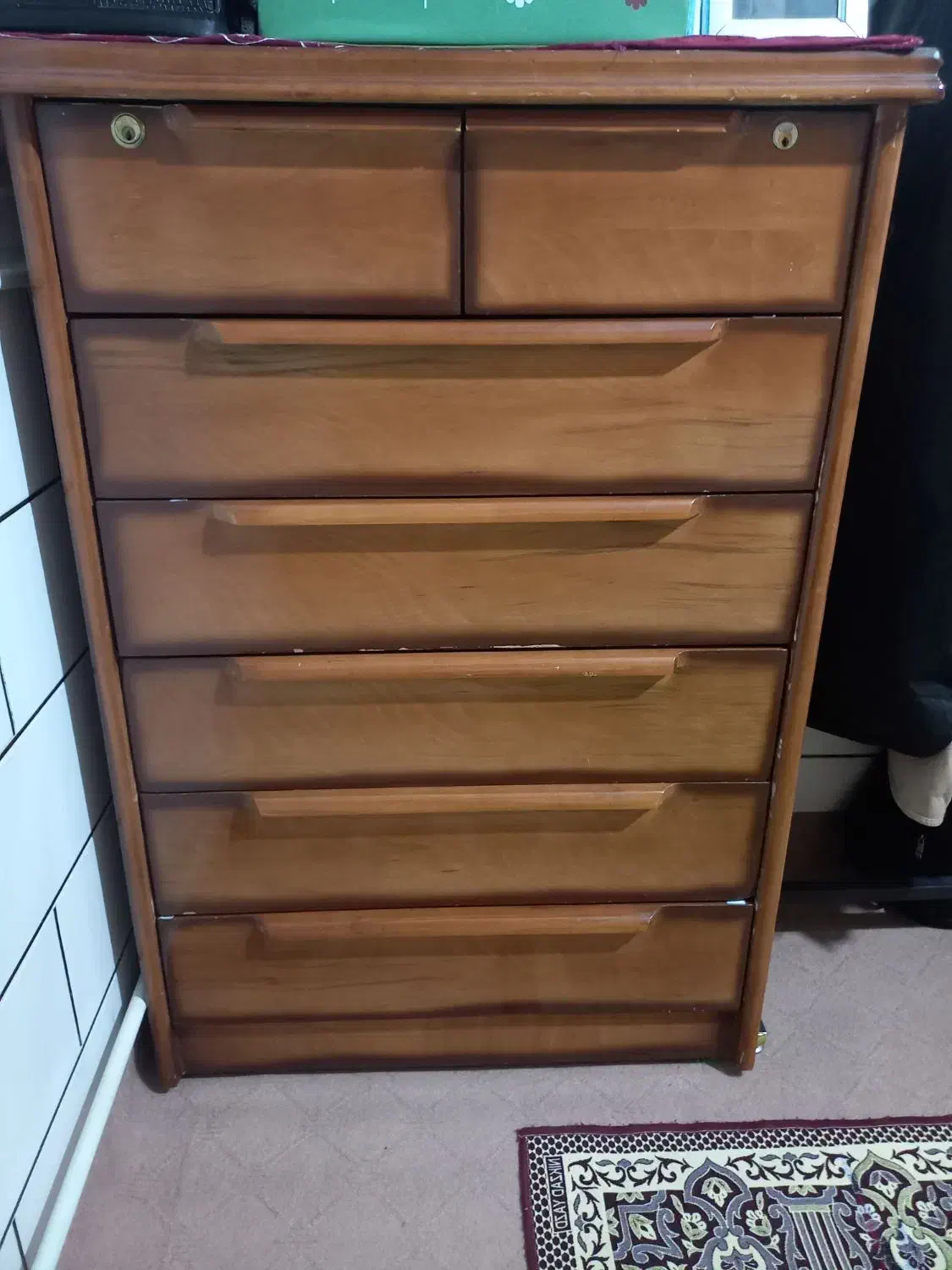 دراور ۵کشو بزرگ ۲تا کوچیک|جاکفشی، کمد، دراور|ساوه, |دیوار