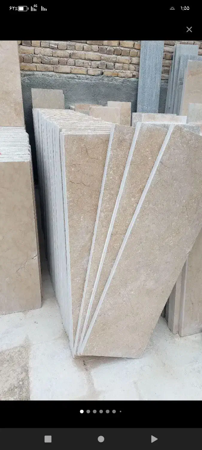 سنگ پله نما فرشی اپن گرانیت گلبو|مصالح و تجهیزات ساختمان|مشهد, شهید قربانی|دیوار