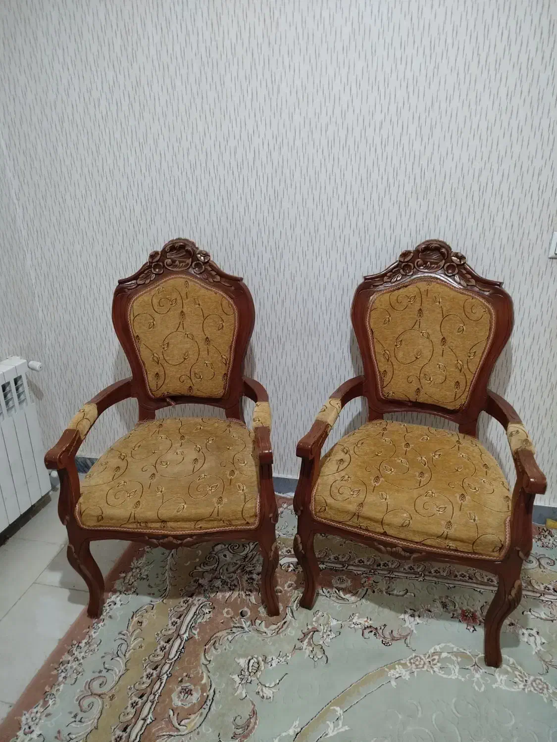 مبل هفت نفره با پارچه ترک و دوتا تک نفره سلطنتی|مبلمان خانگی و میز عسلی|فردیس, نگارستان|دیوار