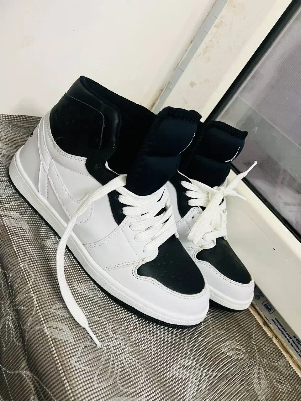 کفش جردن نایکی سفید مشکی|کیف، کفش، کمربند|کرمان, |دیوار