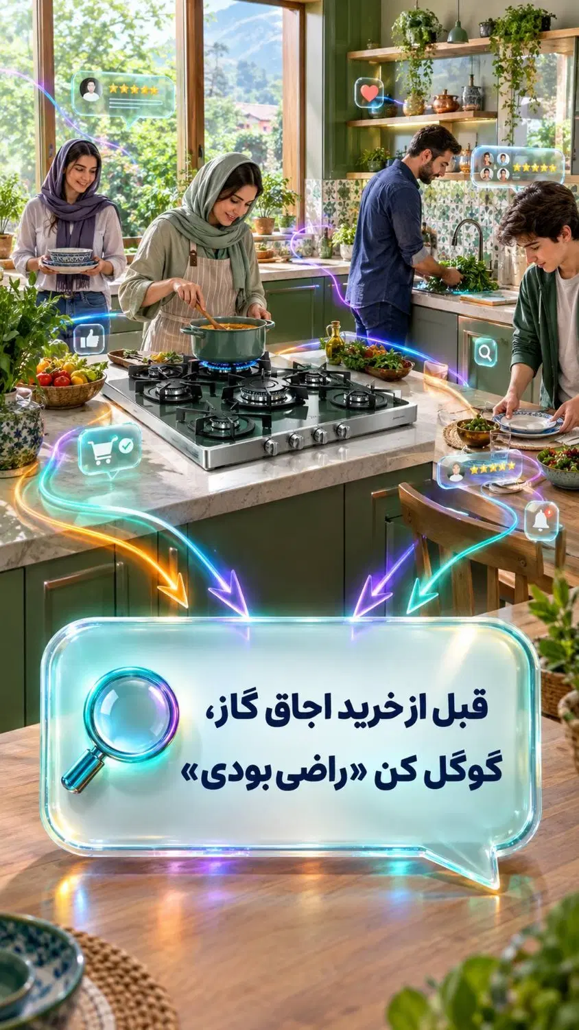 نظرات و تجربه خرید اجاق گاز در راضی بودی|اجاق گاز و لوازم برقی پختوپز|تهران, پارک شهر|دیوار