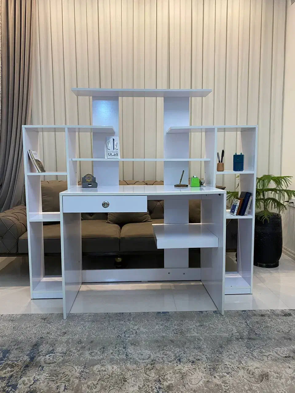 کتابخانه مدرن|کتابخانه، شلف، قفسههای دیواری|مشهد, الهیه|دیوار