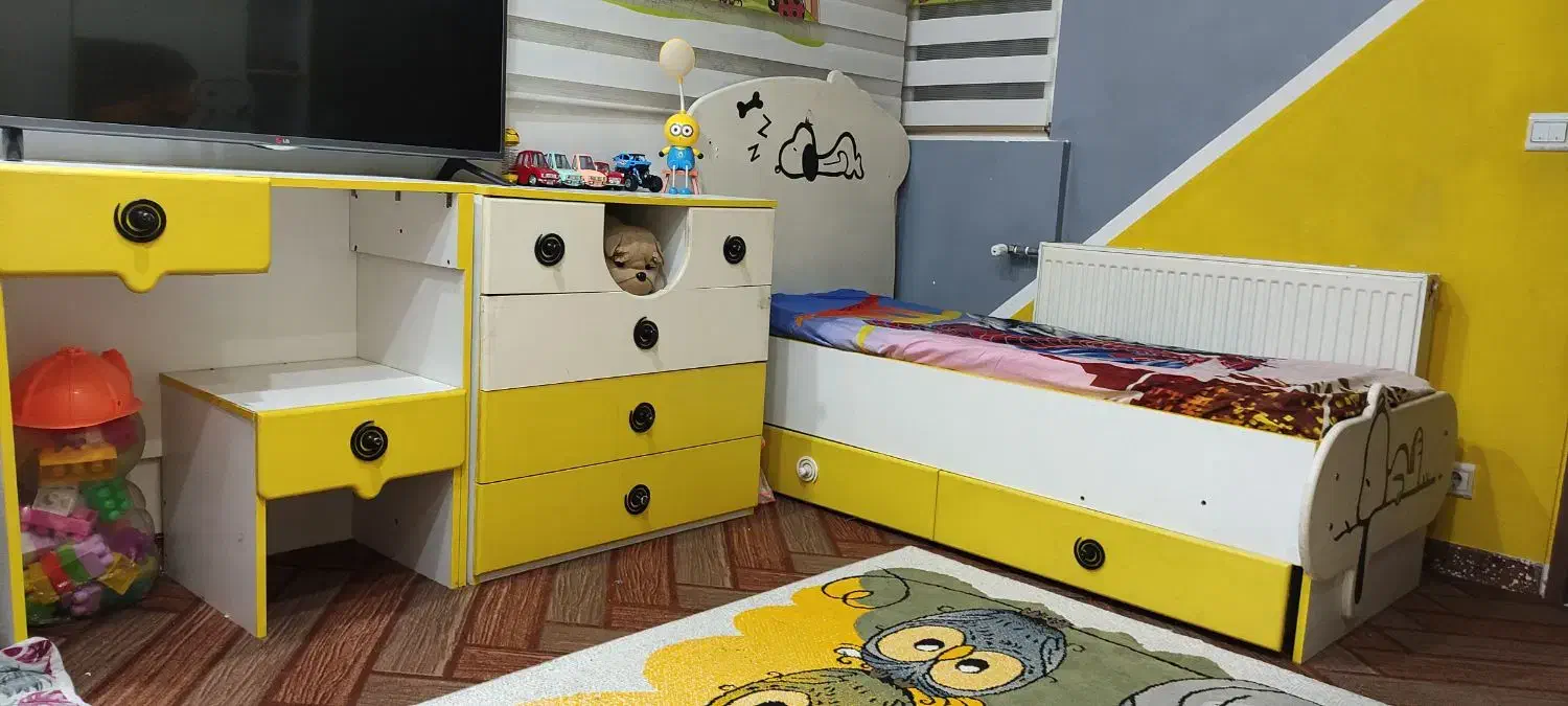 سرویس خواب کودک درحدنو فقط شش تومن|تخت و سرویس خواب|فولادشهر, مسکن مهر فولادشهر|دیوار