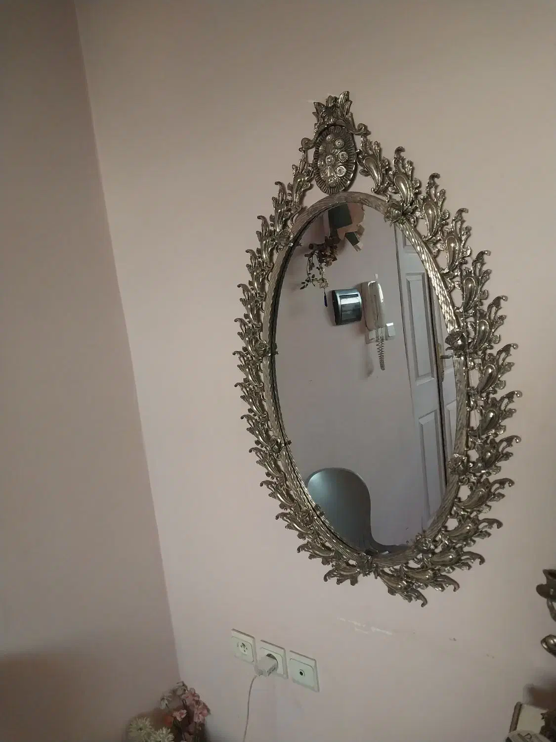 آینه ی برنز خورشیدی سنگین وزن|آینه|تبریز, |دیوار