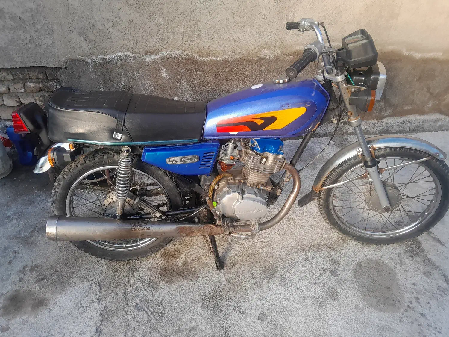 موتور ۱۲۵ مزاییده|موتورسیکلت|بندر ترکمن, |دیوار