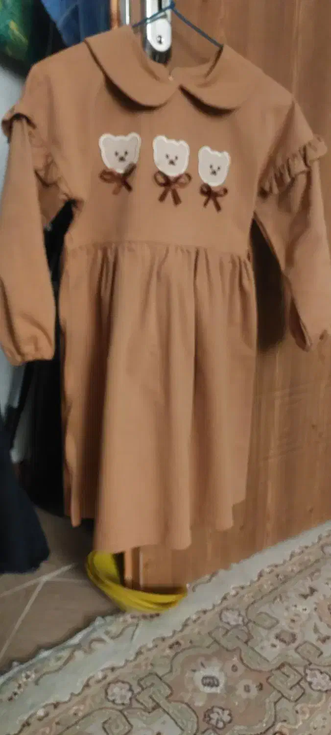 پیراهن کتان دخترونه|کفش و لباس بچه|سمنان, |دیوار