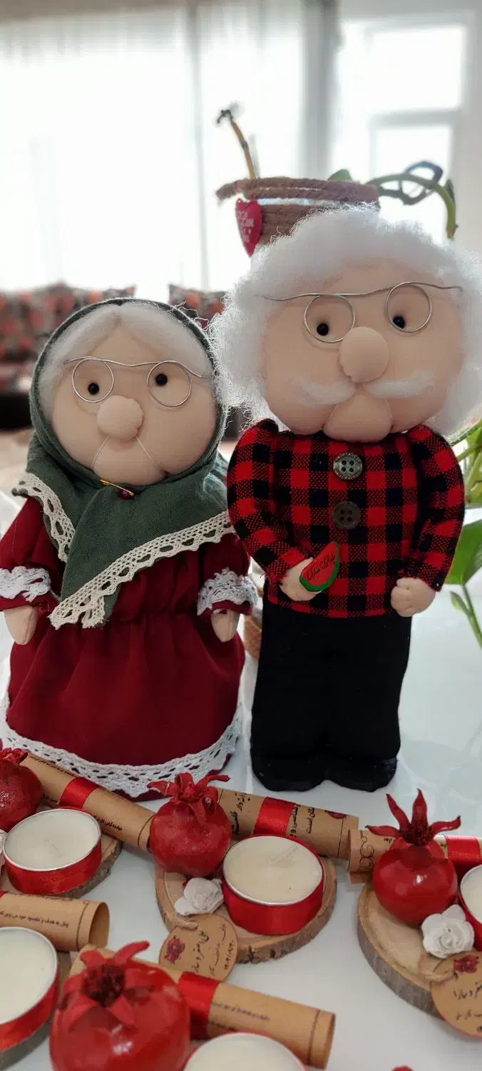 عروسک و گیفت های یلدایی|صنایع دستی و سایر لوازم تزئینی|آران و بیدگل, |دیوار