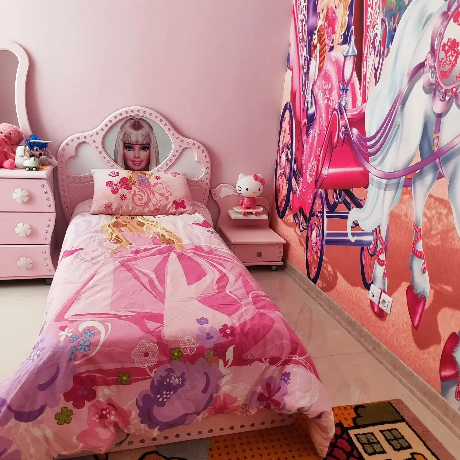 سرویس خواب کودک|تخت و سرویس خواب|اردبیل, |دیوار