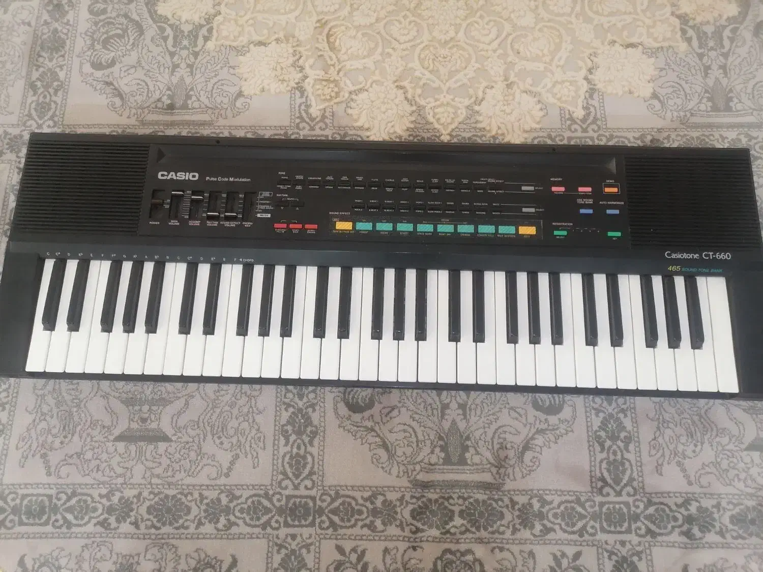 ارگ کاسیو ct660|پیانو، کیبورد، آکاردئون|نیشابور, گنبد سبز|دیوار