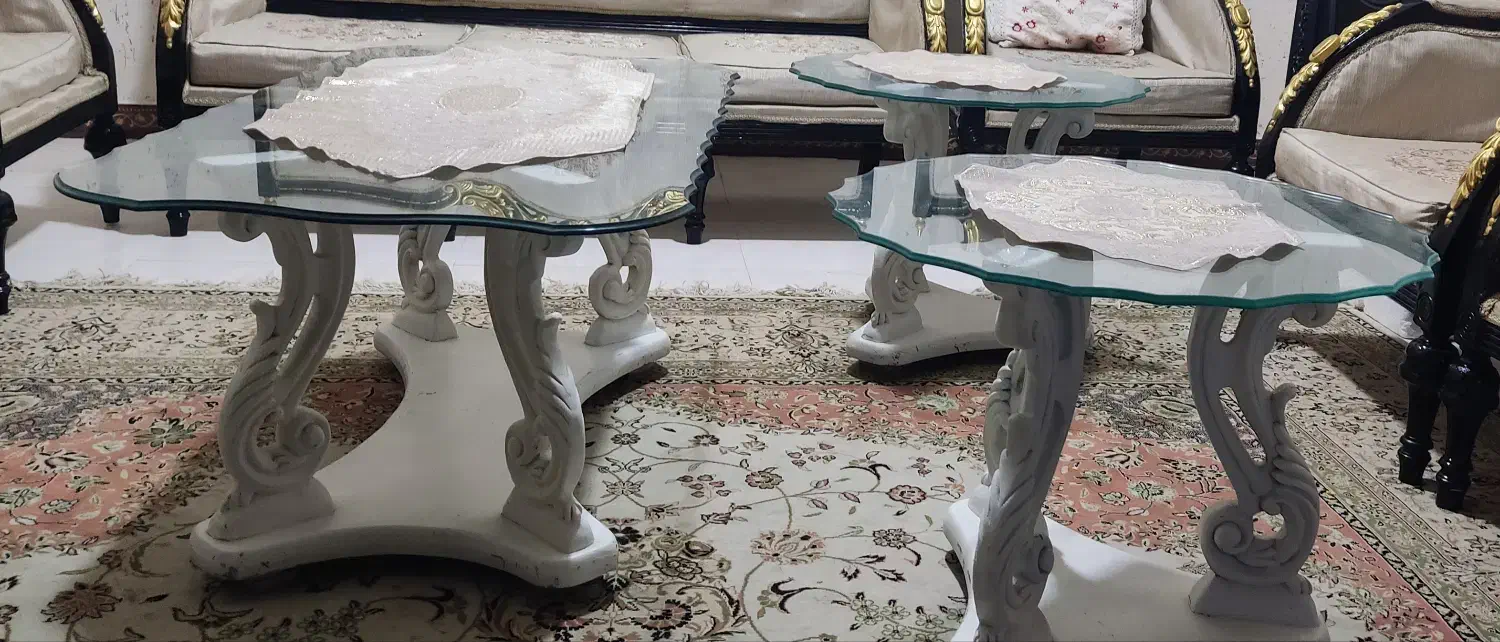 مبل ۹ نفره سلطنتی|مبلمان خانگی و میز عسلی|تنکابن, |دیوار