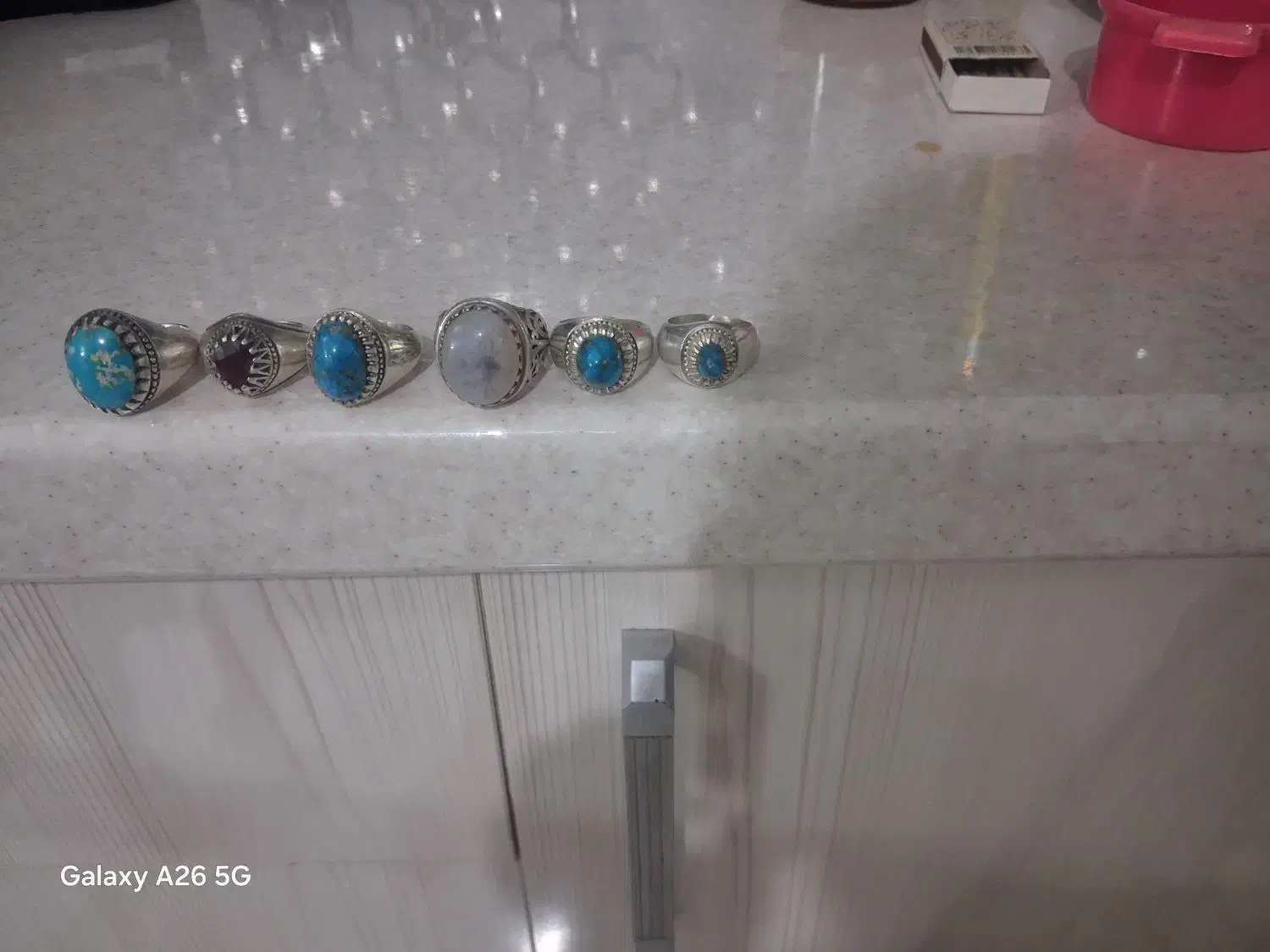 انگشتر فیروزه شجرقائن یاقوت معدن|جواهرات|نیشابور, هفده شهریور|دیوار