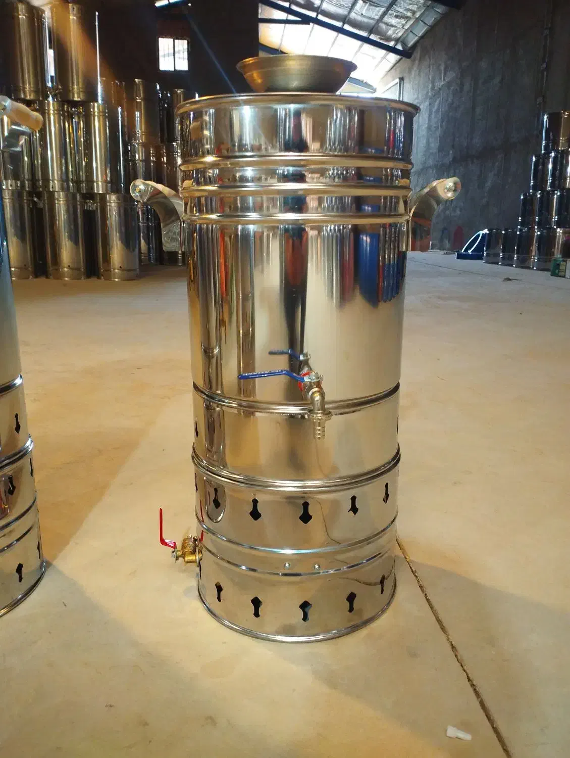 سماورگازی استیل(سماور مسجدی)درجه یک طرح های مختلف|سماور، چای‌ساز، قهوه‌ساز|تبریز, |دیوار