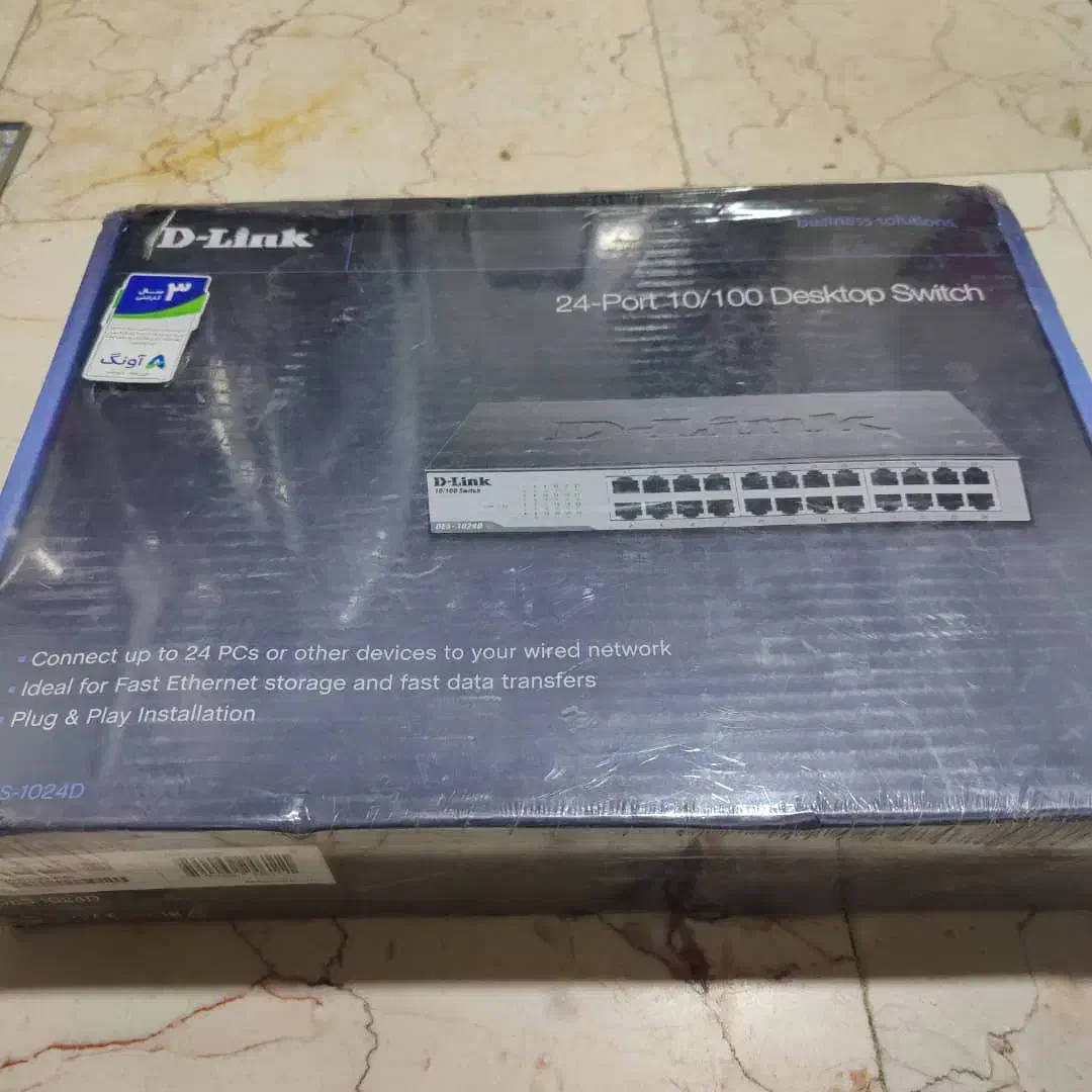 سوییچ شبکه۲۴ پورت ۱۰/۱۰۰ اکبند|مودم و تجهیزات شبکه|تهران, جنتآباد شمالی|دیوار