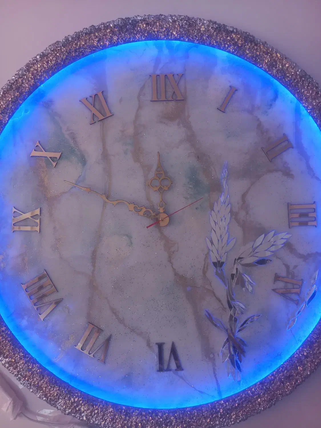 ساعت سالنی رزینی باقطر80|ساعت دیواری و تزئینی|شهرکرد, |دیوار