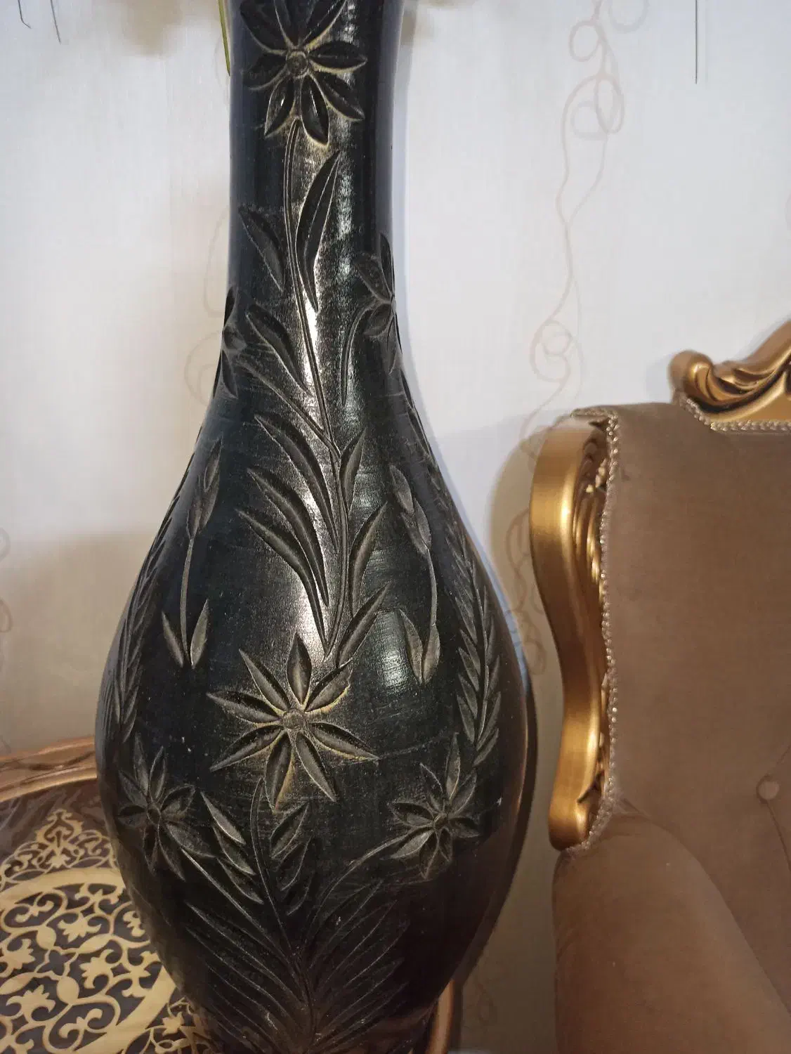 گلدان سفالی|گل مصنوعی|مشهد, خواجه ربیع|دیوار