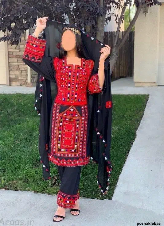 لباس مجلسی بلوچی|لباس|کیش, |دیوار