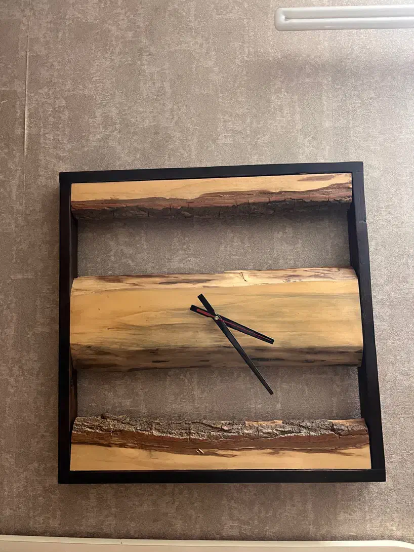 ساعت چوبی دست ساز|ساعت دیواری و تزئینی|ری, دولتآباد|دیوار