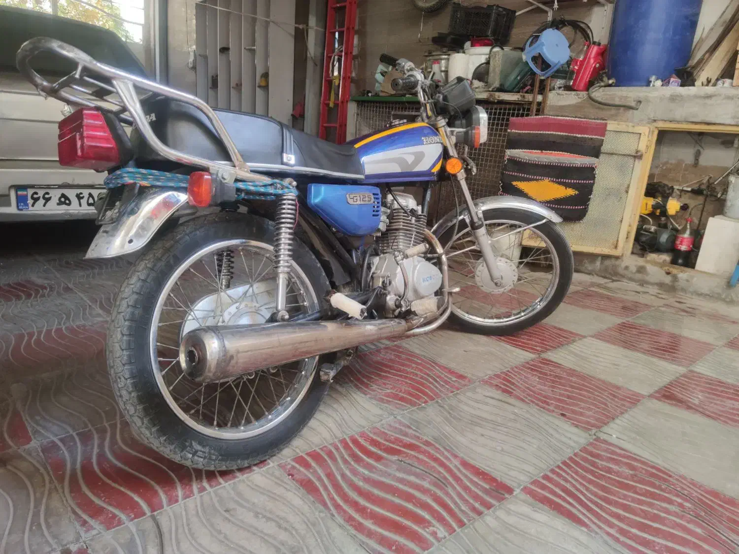 موتور هندا مزایده  دحد صفر مدل 84|موتورسیکلت|صباشهر, |دیوار