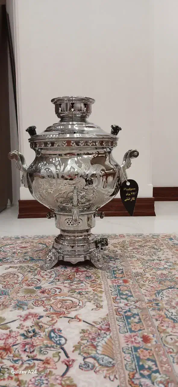 سماور10لیتری طغیان|سماور، چای‌ساز، قهوه‌ساز|قم, شهرک سازمان آب|دیوار