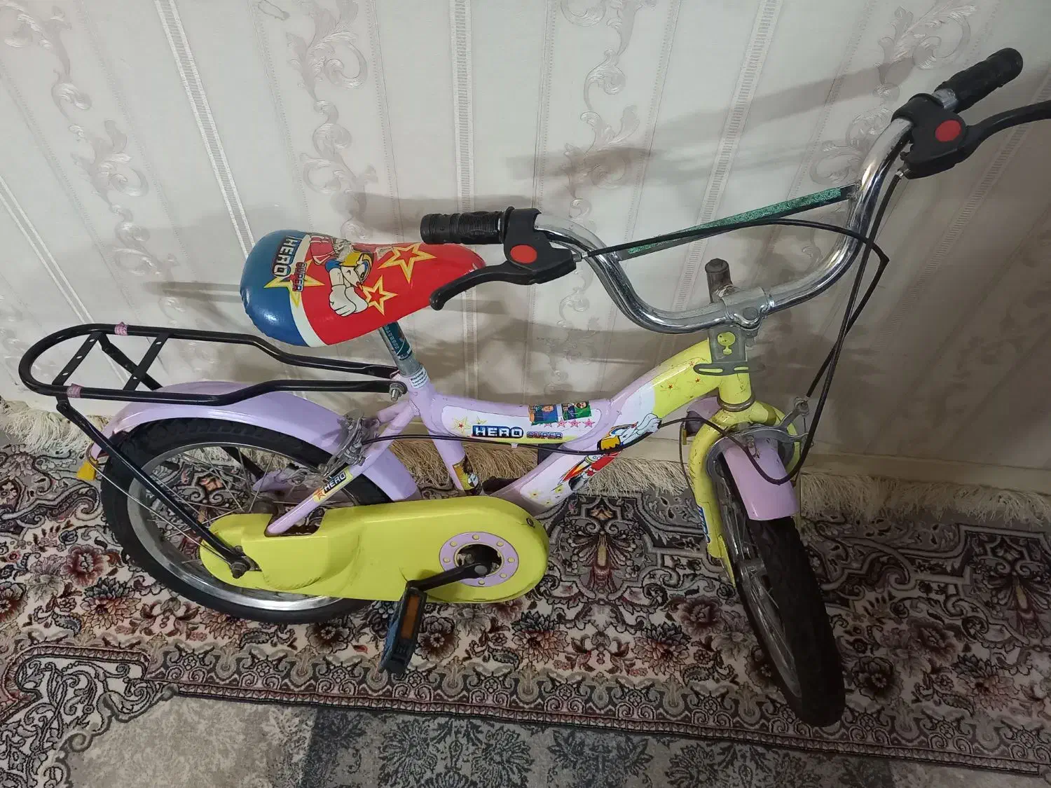 دوچرخه ۱۶ دخترانه مدل هیرو|دوچرخه، اسکیت، اسکوتر|فردیس, شهرک ۱۱۰|دیوار