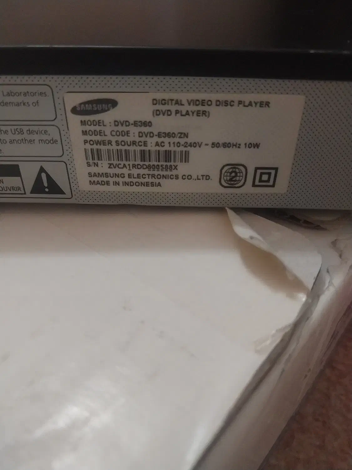 دی وی دی سامسونگ فلش خور|پخش‌کننده DVD و ویدیو|قم, زنبیل آباد|دیوار